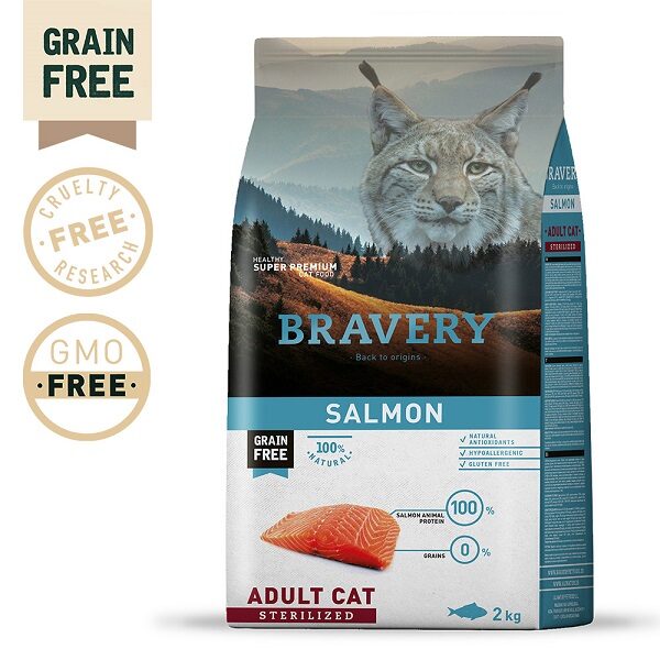 BRAVERY SALMON CAT STERILIZED