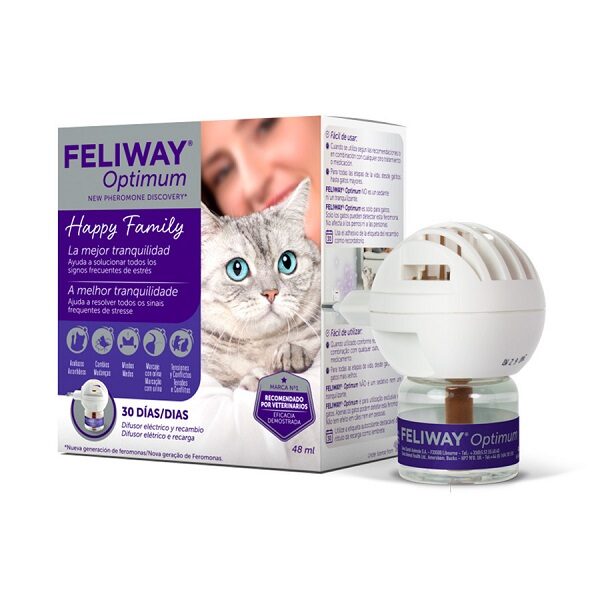 Feliway Optimum Anti-Stress para Gatos