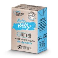 Baby Welly Kitten é um alimento completo, à base de carne e leite, cuja fórmula contém todos os nutrientes necessários para o seu crescimento.