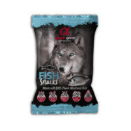 ALPHA SPIRIT Snacks Peixe são um alimento complementar para cães feitos com ingredientes naturais. 55% de peixe inteiro fresco, 20% de frango fresco.