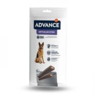 ADVANCE Snacks Articular Care ajuda a melhorar a mobilidade articular do cão. Resultados visíveis em apenas 6 semanas. Rico em ácido hialurónico e Ómega 3.