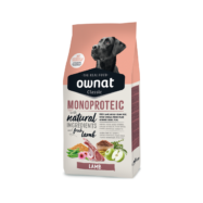 Ownat Classic Monoproteica cordeiro como única fonte de proteína animal. Para cães com problemas de alergias. Ingredientes naturais da mais alta qualidade.