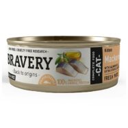 Bravery Kitten Mackerel é um alimento húmido para gatinhos. Cavala como única fonte de proteína. Rico em ácidos gordos ómega 3, vitaminas e minerais.