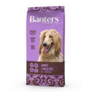 Banters Adulto Cordeiro & Arroz é um alimento completo para cães adultos raças médias. Cordeiro fresco de alta digestibilidade como principal fonte proteica