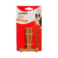 Brinquedo Camon Bambu T-Bone cão fabricado com uma combinação de fibra natural de bambu e nylon, ajuda a combater o tédio, reduz comportamentos destrutivos.