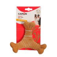 Brinquedo Camon Bambu Triplo de roer para cão fabricado com uma combinação de fibra natural de bambu e nylon, Estimula o instinto natural de mastigação.