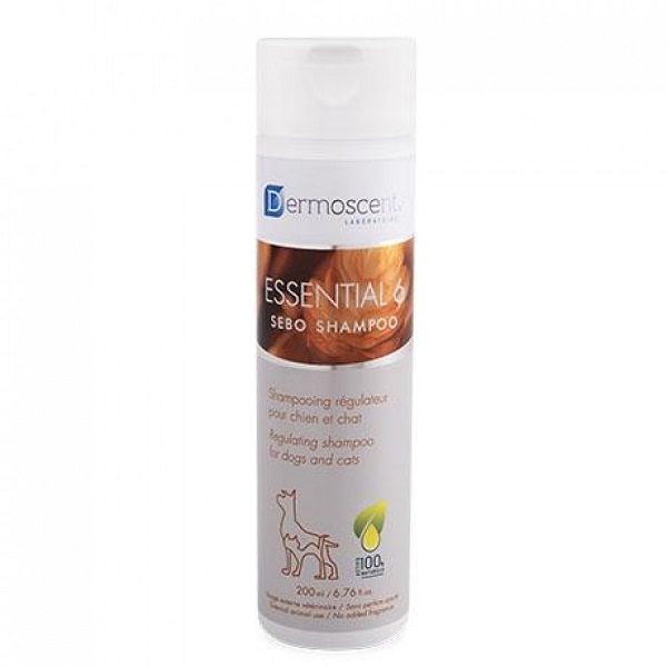 DERMOSCENT_ESSENTIAL_6_SEBO_SHAMPOO_200ML_maiapet Dermoscent Essential 6 Sebo é um champô para cães e gatos indicado nas alterações de seborreia, mau-odor, pele seca/oleosa e queda de pêlo.