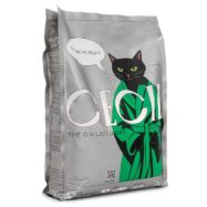 A areia vegetal de mandioca Cecil é uma alternativa às areias tradicionais, feita com 100% mandioca natural, biodegradável, pode ser descartada na sanita.