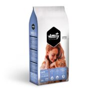 A ração Amity Eco Line Cats com sabor a salmão possui alta palatabilidade e contém taurina, a qual favorece o bom funcionamento cardiovascular.
