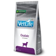 Farmina Vet Life Oxalate um alimento dietético para cão adulto, indicado na redução de cálculos à base de uratos, oxalatos, cistina e doença renal avançada.