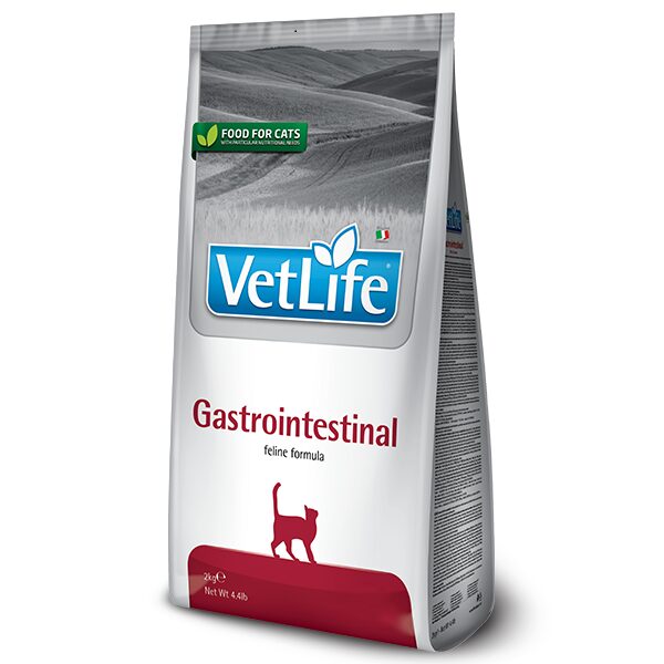 farmina-vet-life-feline-gastrointestinal-maiapet Farmina Vet Life Gastrointestinal Gato é um alimento dietético completo para gatos indicado para a redução de distúrbios agudos de absorção intestinal.
