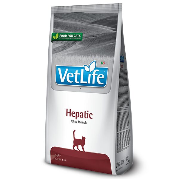 farmina-vet-life-feline-hepatic-maiapet Farmina Vet Life Hepatic Gato é um alimento dietético completo para gatos, adequado para apoiar a função hepática em caso de insuficiência hepática crónica.