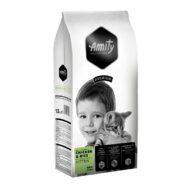 Amity Premium Chicken & Rice Kitten é uma alimentação para gatinhos à base de frango e arroz, enriquecida com prebióticos. Controlo de bolas de pêlo.