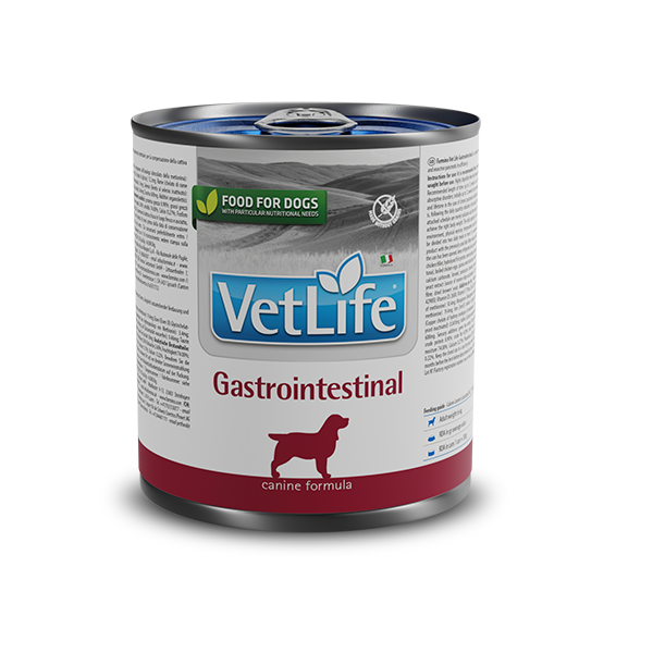 farmina_vetlife-gastrointestinal-300g-maiapet Farmina Vet Life Gastrointestinal é um alimento dietético completo formulado para reduzir distúrbios agudos de absorção intestinal e por má digestão.
