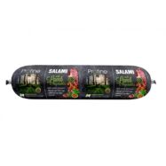 Profine salame de cordeiro é um alimento complementar para o seu cão. Contém carnes, vegetais, complexos marinhos e ervas. Bastante delicioso e nutritivo.